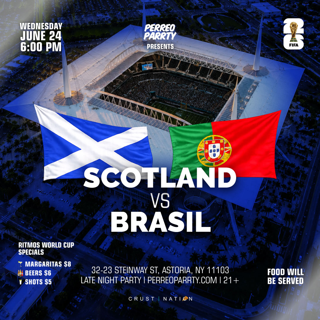 Buy tickets for FIFA WORLD CUP 2026 WATCH PARTY: Scotland v Brasil at Ritmos 60 Bar FIFA WORLD CUP 2026 WATCH PARTY: Scotland v Brasil at Ritmos 60 Bar