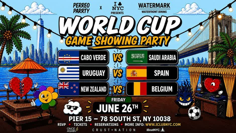 Buy tickets for WORLD CUP SHOWING PARTY - FRIDAY JUNE 26TH - AT WATERMARK WORLD CUP SHOWING PARTY - FRIDAY JUNE 26TH - AT WATERMARK