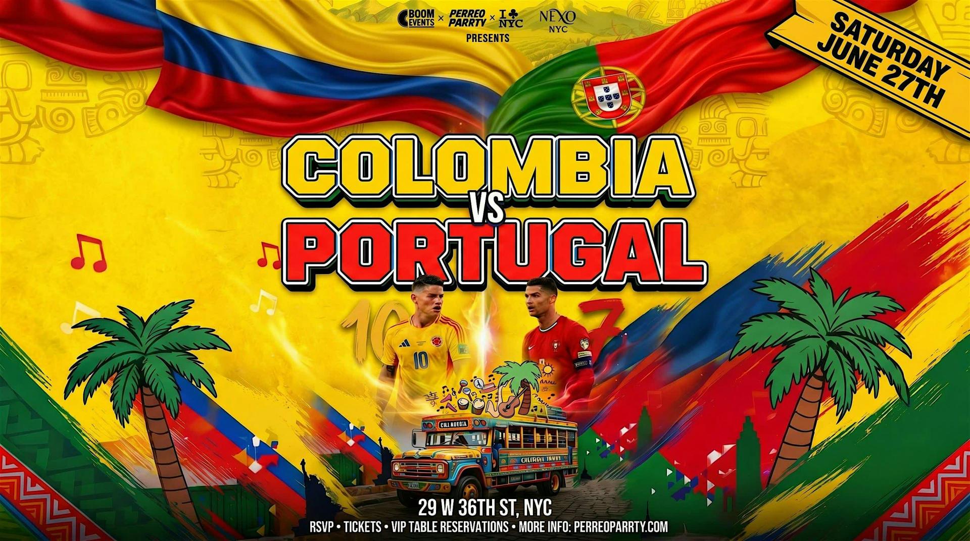 Buy tickets for FREE Fifa World Cup Watch Party: COLOMBIA vs PORTUGAL @ NEXO CON AFTERPARTY FREE Fifa World Cup Watch Party: COLOMBIA vs PORTUGAL @ NEXO CON AFTERPARTY