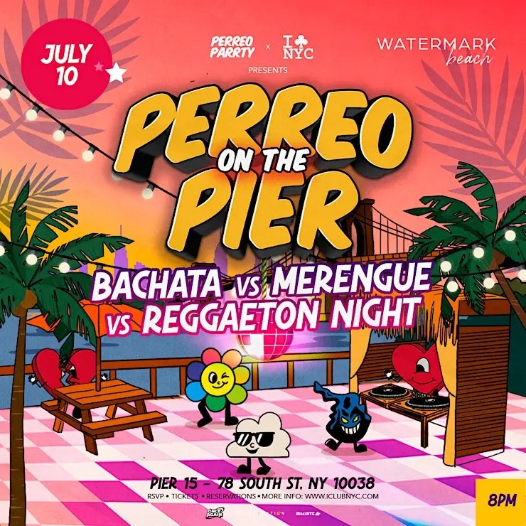 Bachata v Merengue v Reggaeton Night Beach Party at Watermark