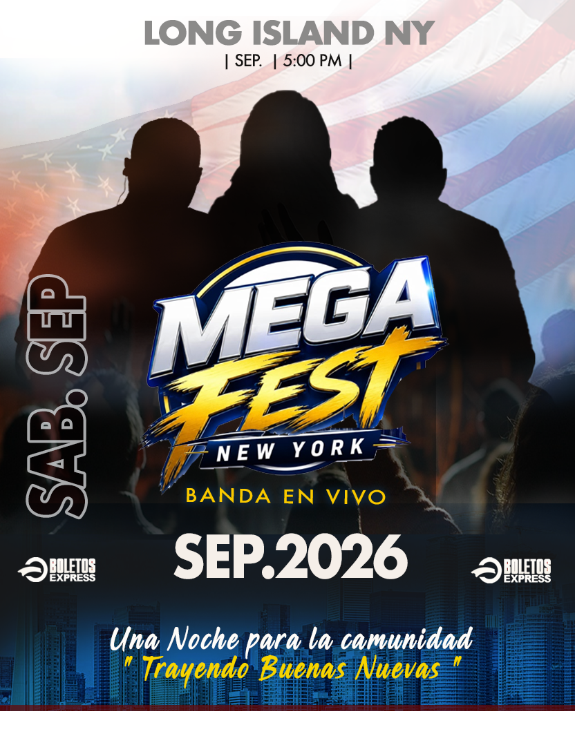 Buy tickets for Mega Fest New York 2026 Mega Fest New York 2026