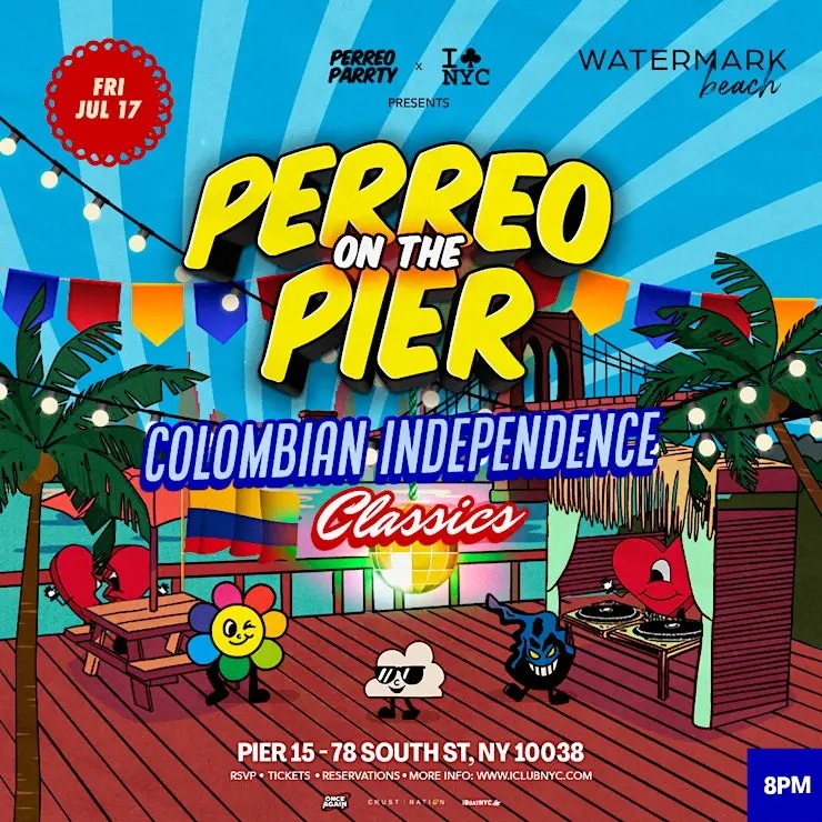 Colombian Independence Classics Beach Party at Watermark