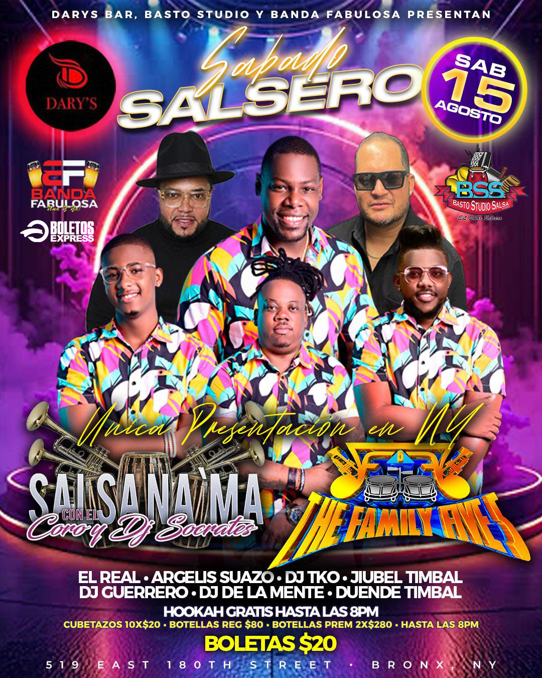 Buy tickets for DJ SOCRATES & THE FAMILY 5 DJ SOCRATES & THE FAMILY 5