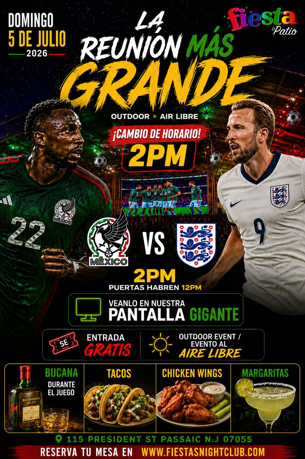 Mexico vs Inglaterra