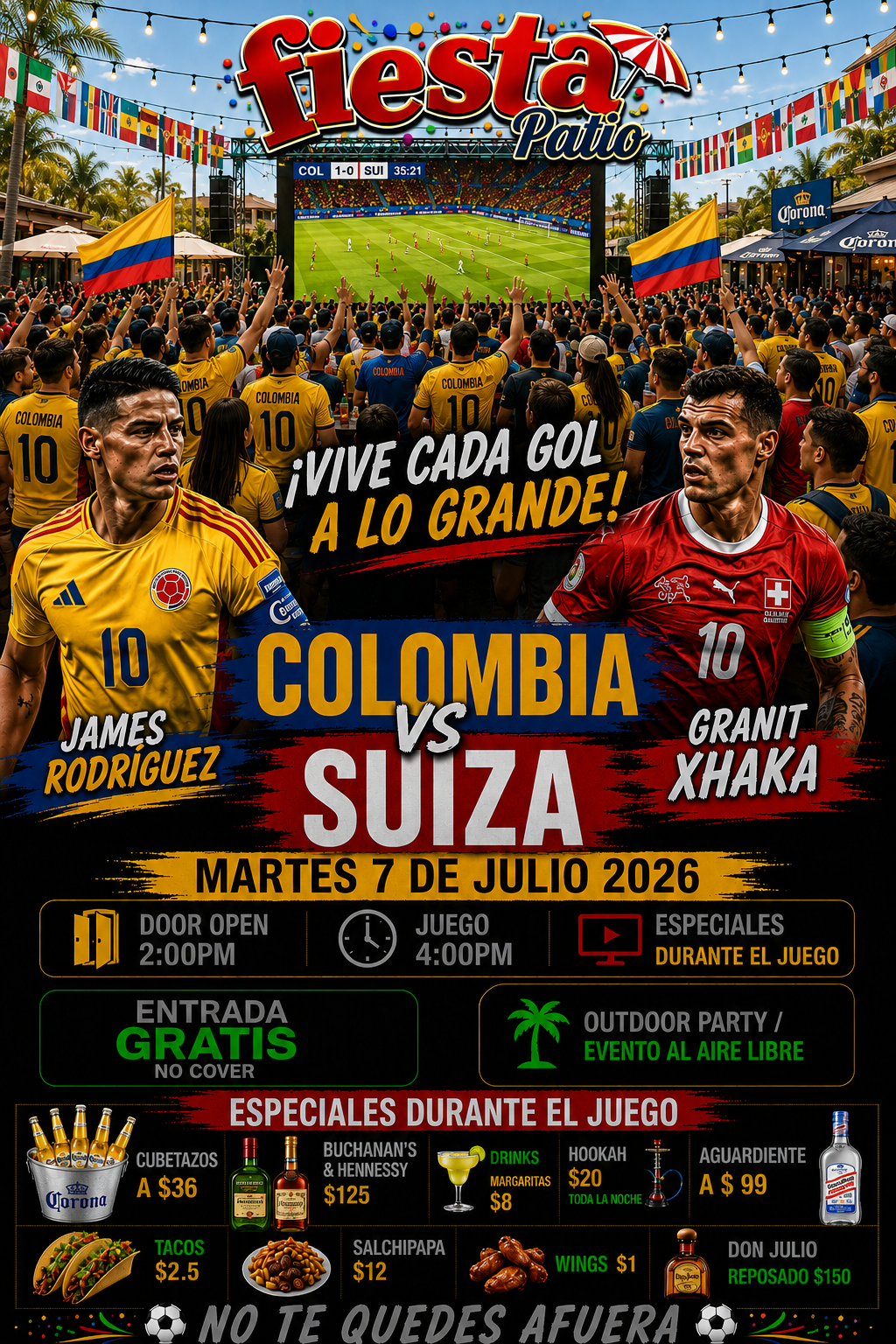 Colombia vs Suiza