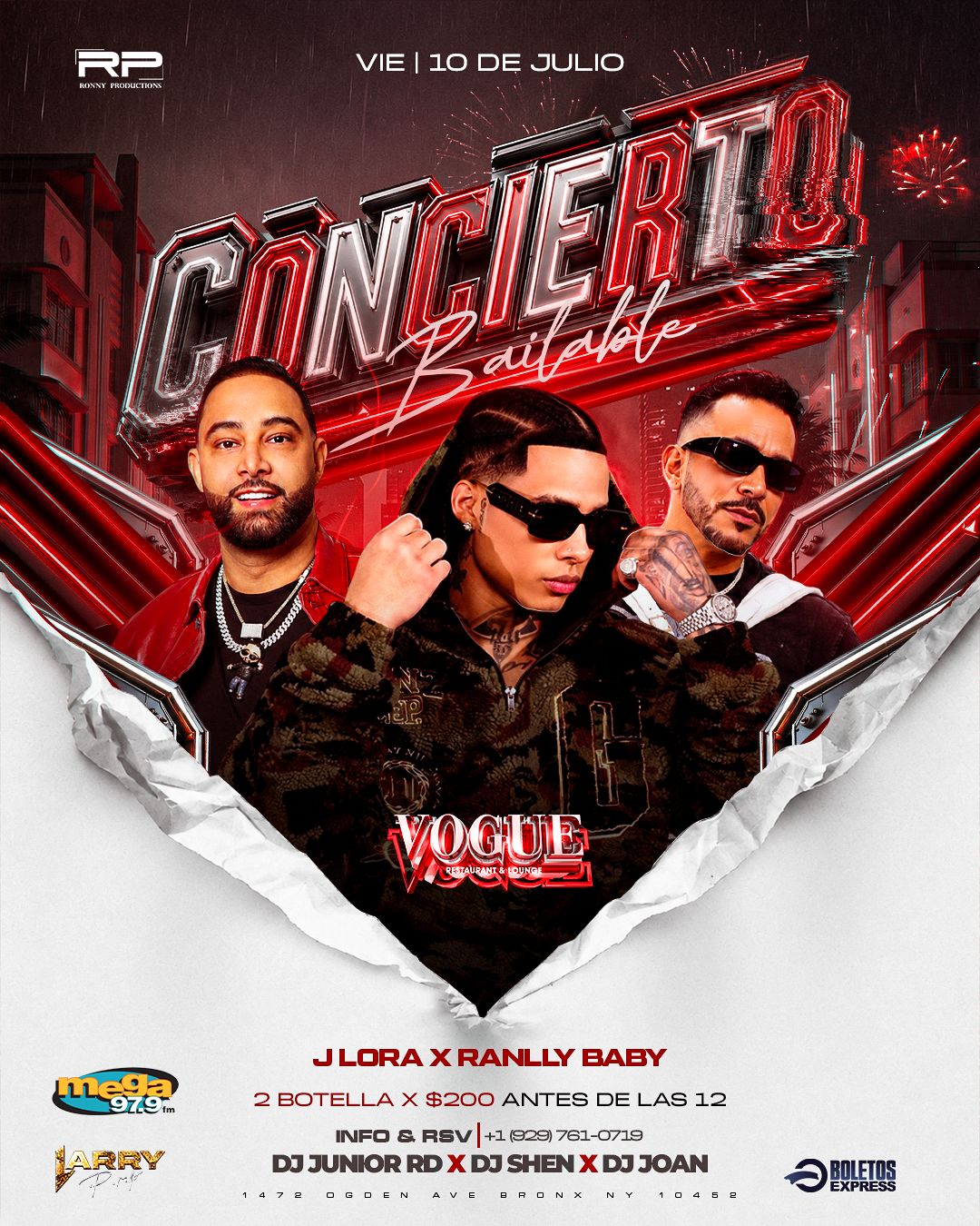 Buy tickets for J LORA | RANLLY BABY J LORA | RANLLY BABY