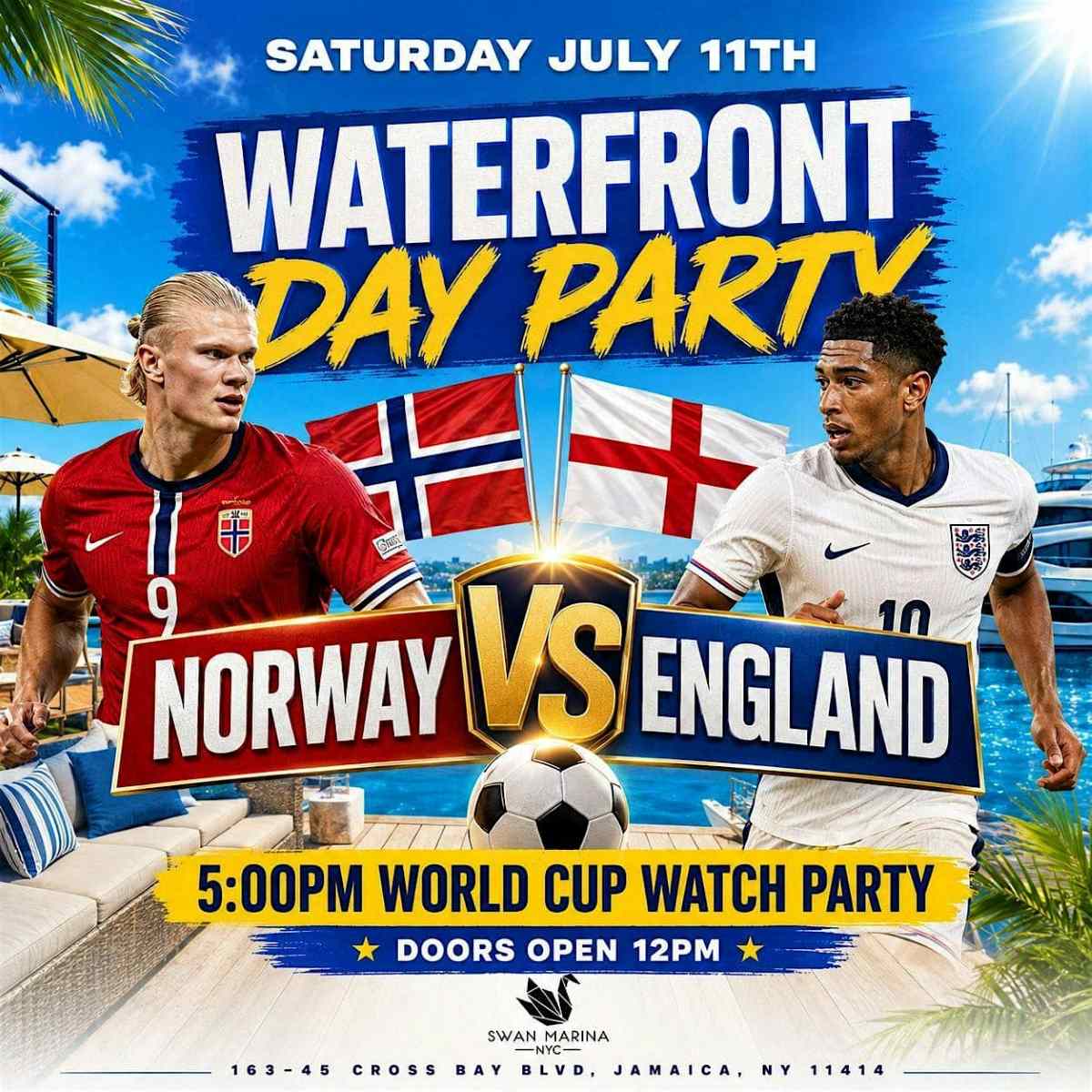 Howard Beach Waterfront Day Party & World Cup Watch Party – Jul 11