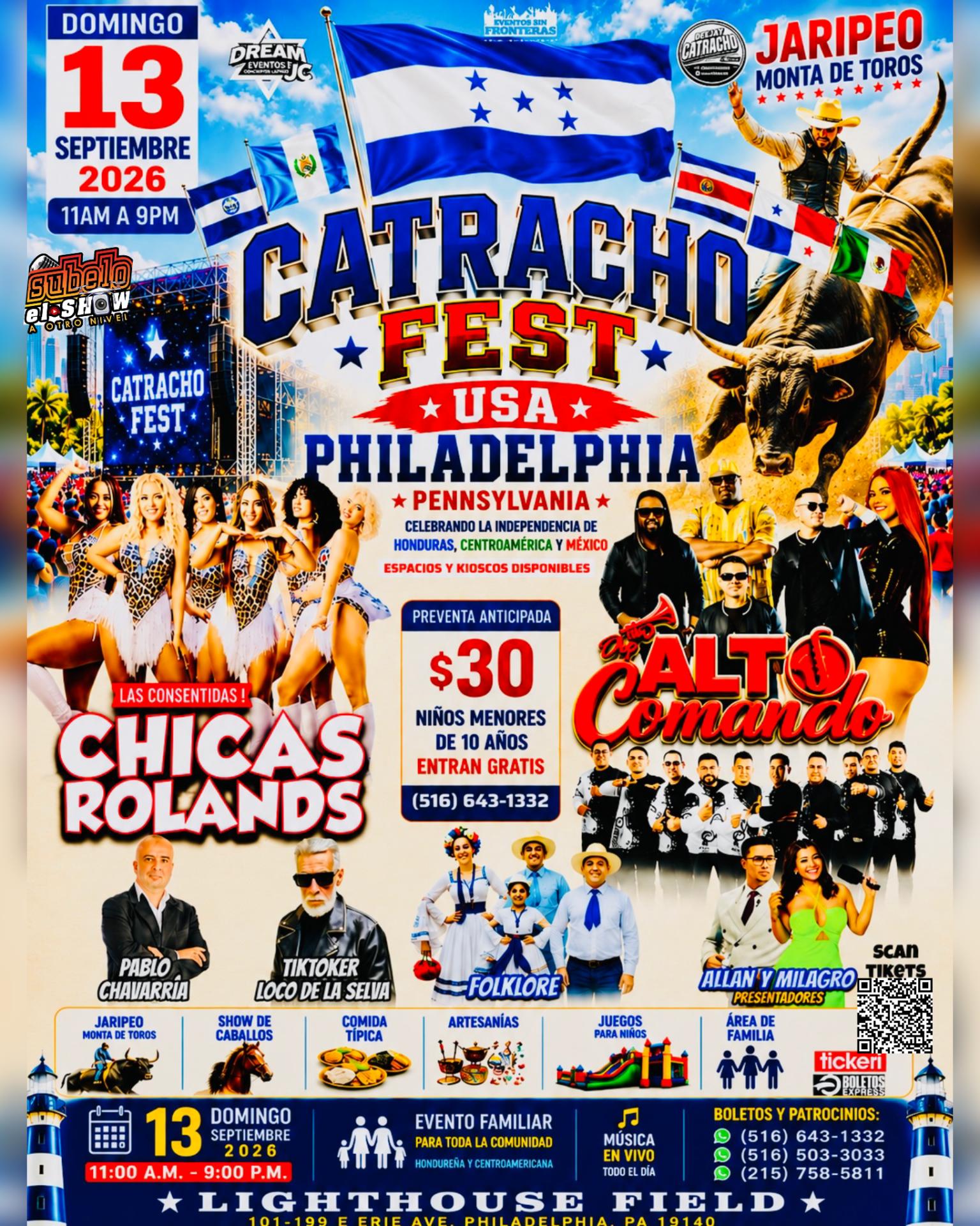 Festival, hondureño y Jaripeo / Philadelphia PA / Dom 13 Sept
