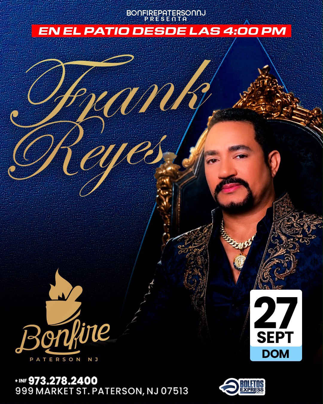 Buy tickets for Frank Reyes Frank Reyes