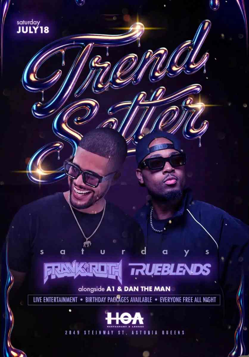 Buy tickets for Saturday Night Party in Astoria | TrendSetter Saturdays at HOA – July 18 Saturday Night Party in Astoria | TrendSetter Saturdays at HOA – July 18