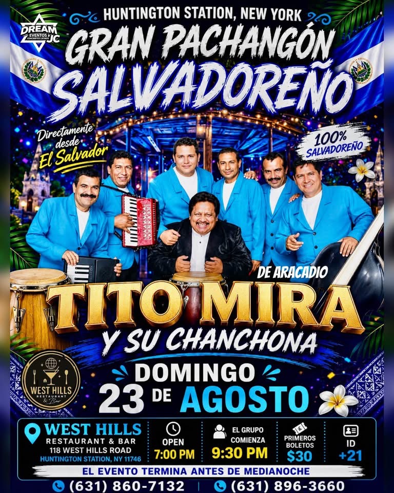 Buy tickets for Tito mira y su chanchona de Arcadio / Huntington Station NY Tito mira y su chanchona de Arcadio / Huntington Station NY
