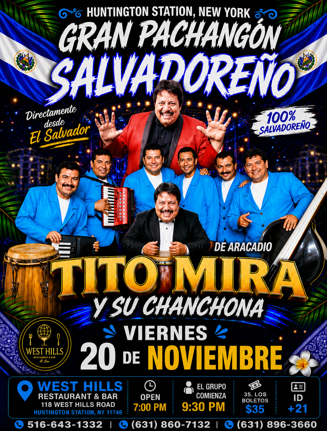 Buy tickets for Tito mira y su chanchona de Arcadio / Huntington Station NY Tito mira y su chanchona de Arcadio / Huntington Station NY