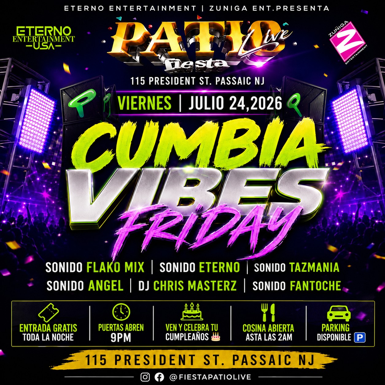 Buy tickets for CUMBIA VIBES FRIDAY CUMBIA VIBES FRIDAY