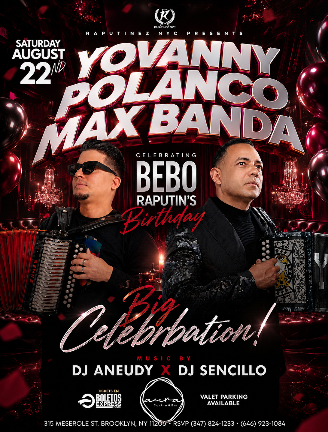 Buy tickets for Yovanny Polanco y Max banda Yovanny Polanco y Max banda