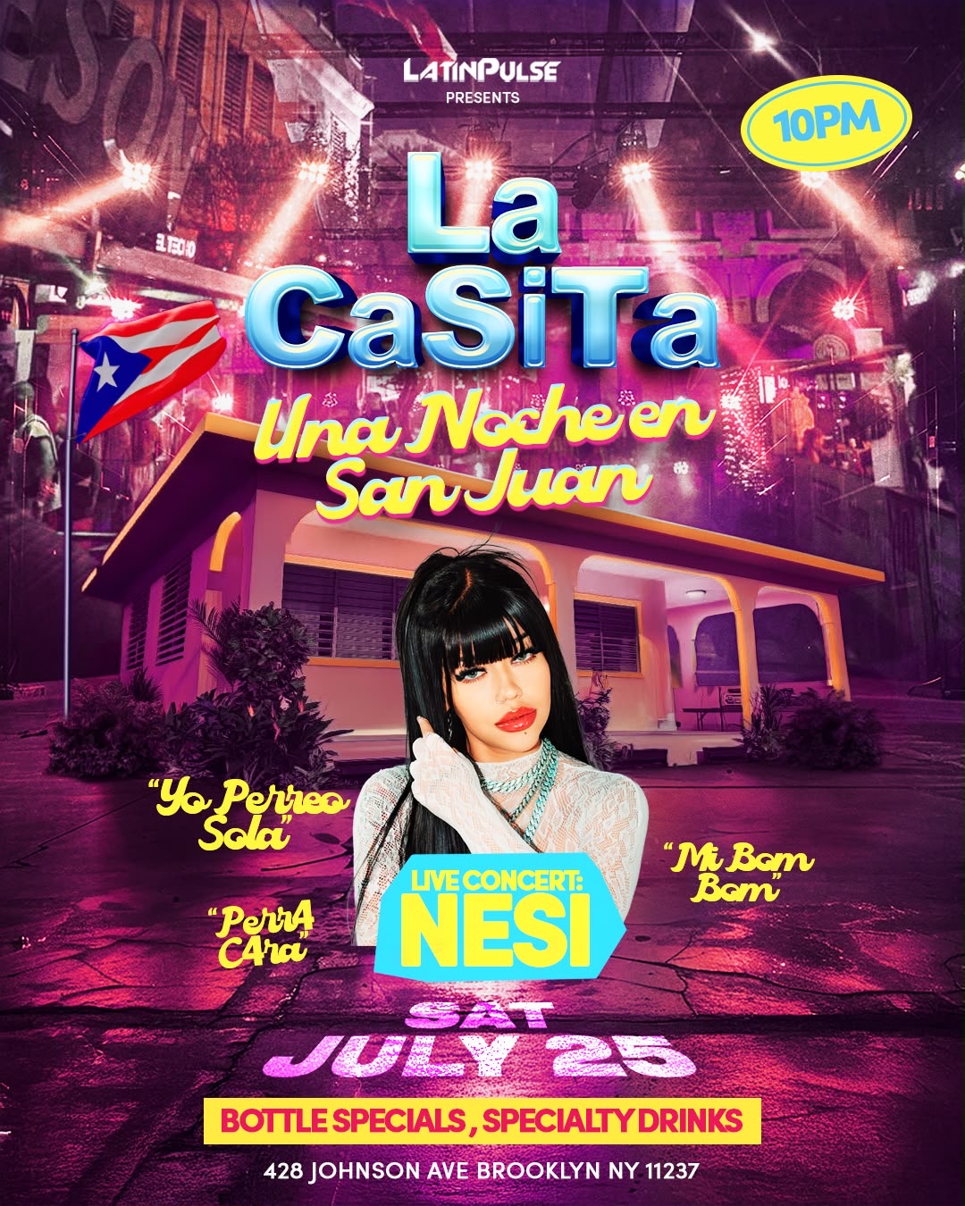 Buy tickets for La Casita: Una Noche en San Juan – Live Concert con NESI La Casita: Una Noche en San Juan – Live Concert con NESI