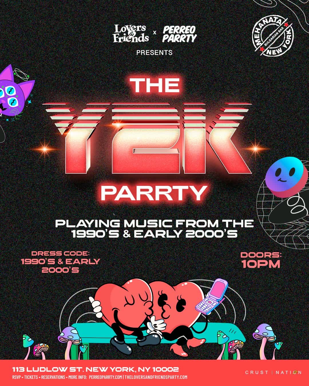 THE Y2K Parrty at the Legendary Mehanata NYC | 18+