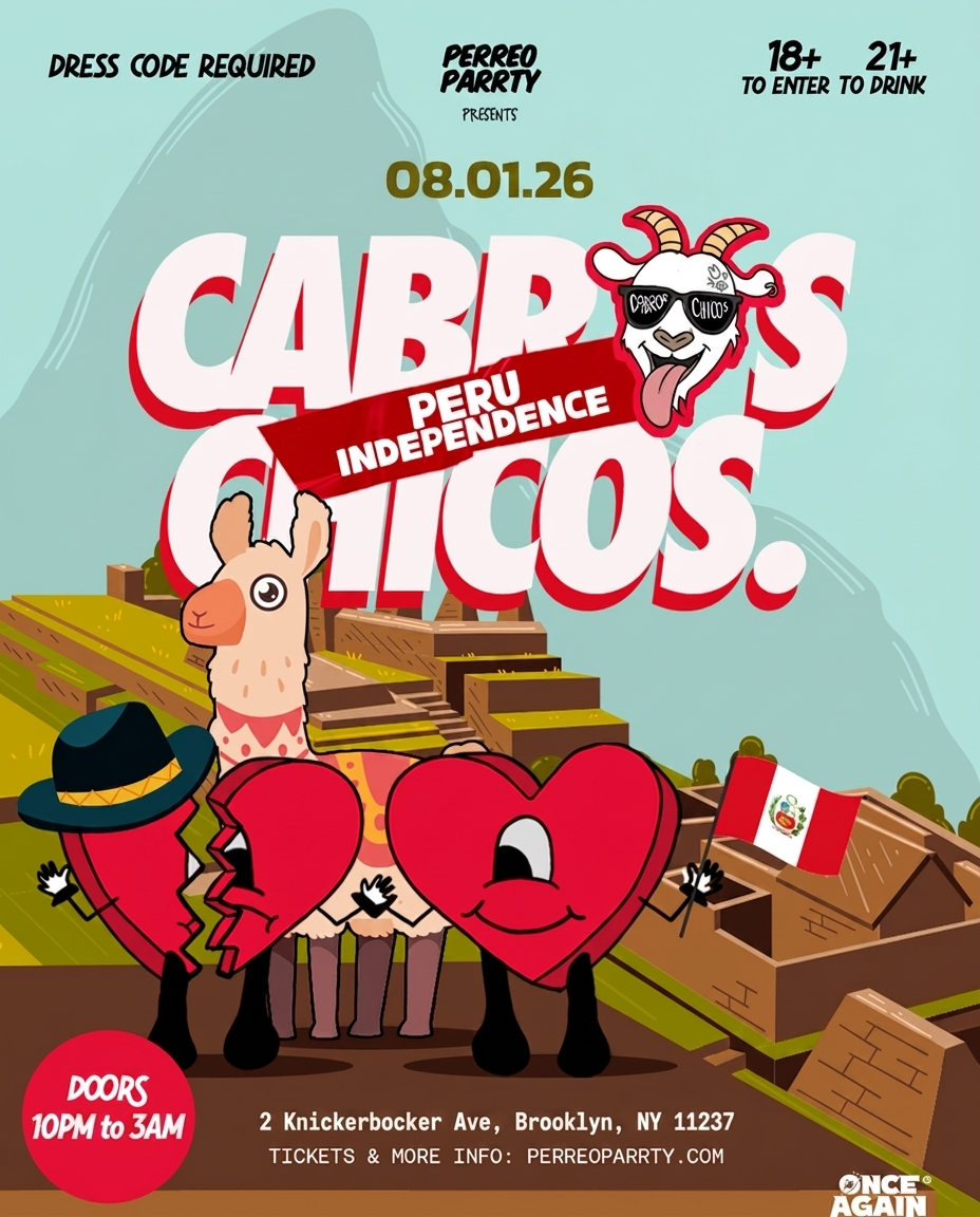 Cabros Chicos: PERU INDEPENDENCE  | Reggaeton Latin Dance Party(18+)