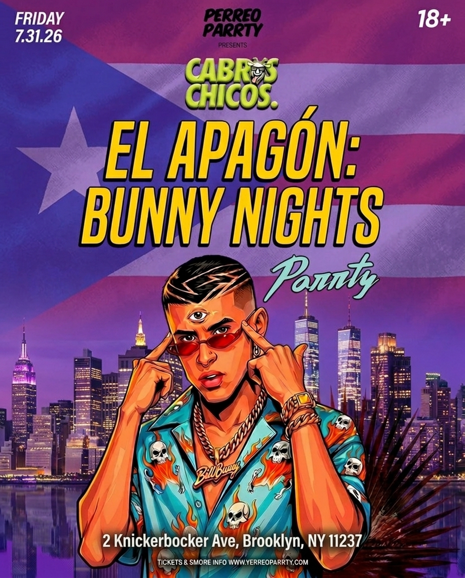 Buy tickets for Cabros Chicos: El ApAgOn: Bunny Nights | Reggaeton Latin Party (18+) Cabros Chicos: El ApAgOn: Bunny Nights | Reggaeton Latin Party (18+)