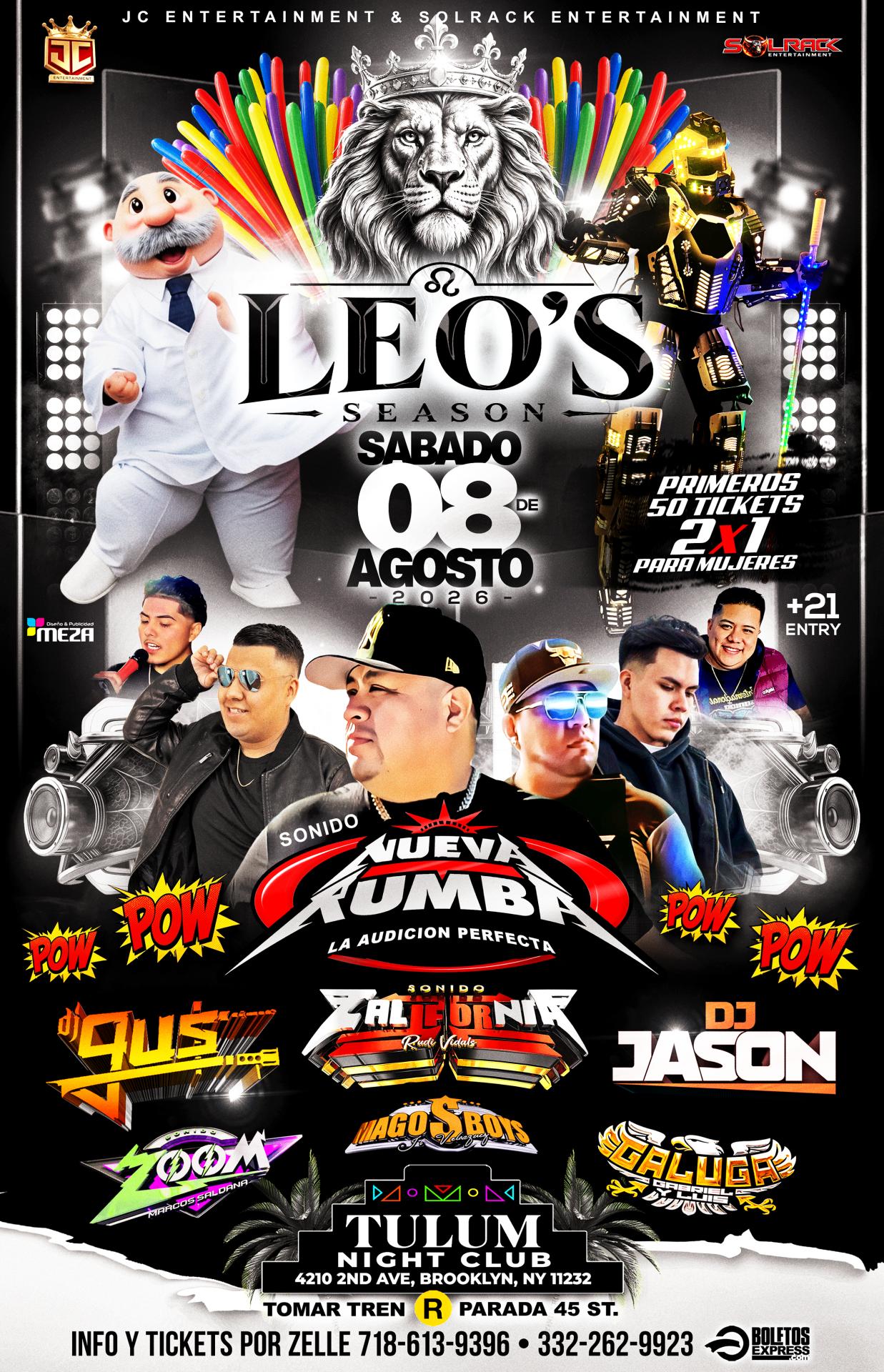 SABADO DE PEDA LEO'S SEASON