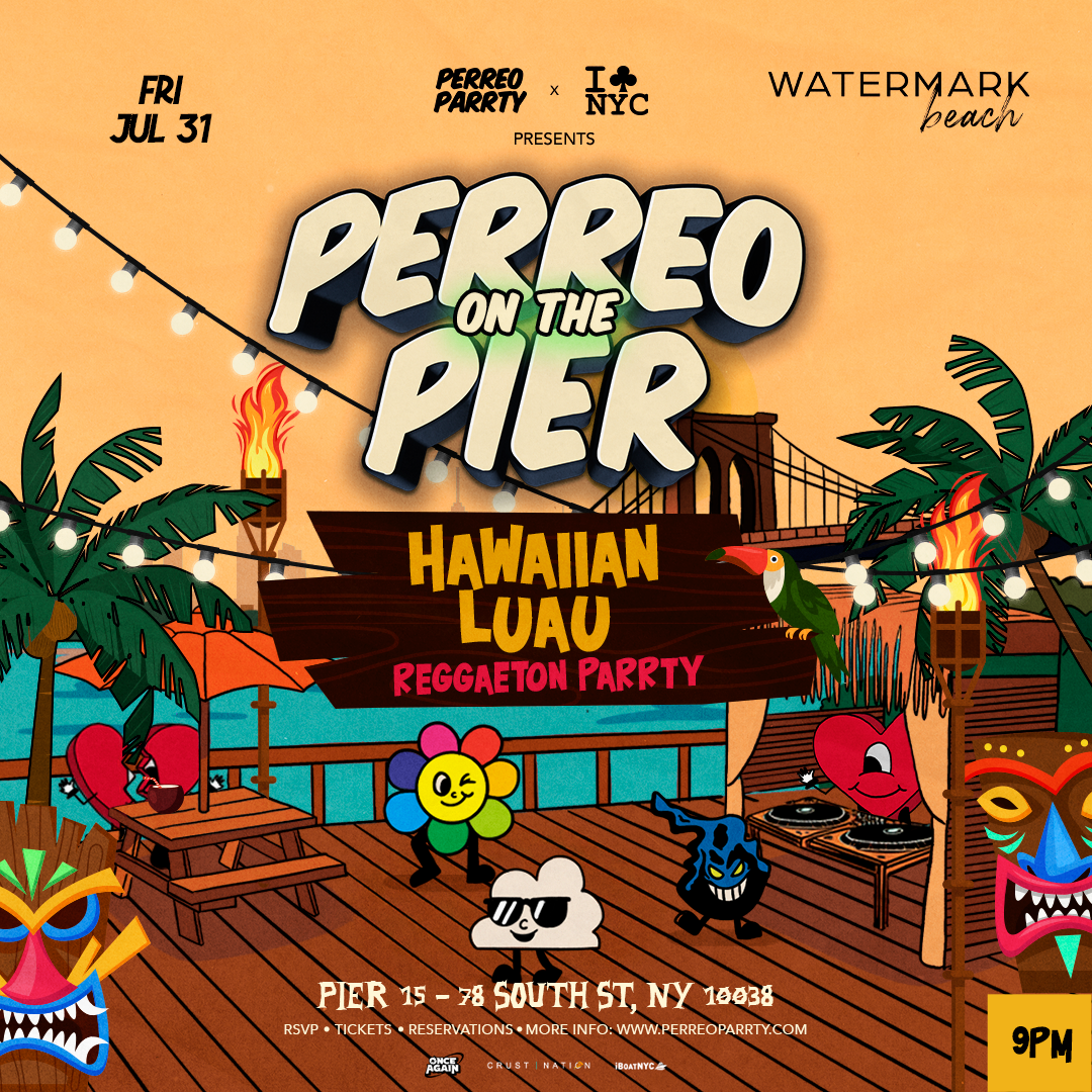 #1 HAWAIIAN LUAU | REGGEATON PARRTY- PERREO ON THE PIER @ WATERMARK