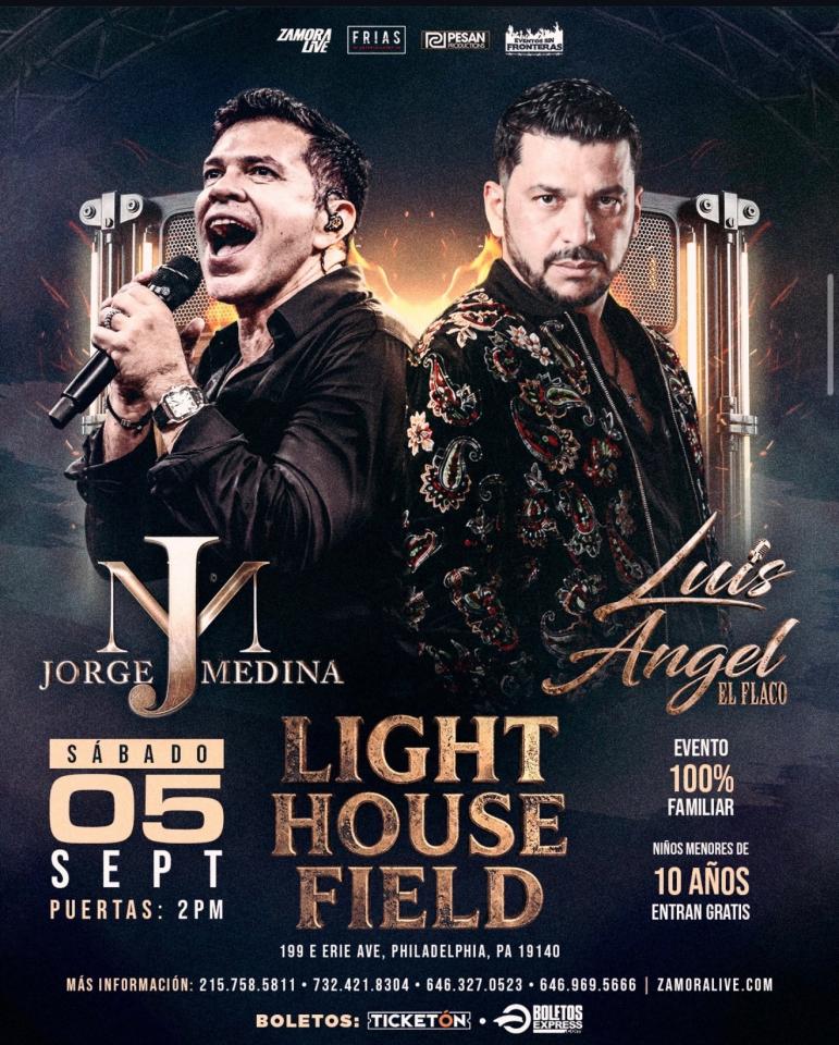 Buy tickets for JORGE MEDINA • LUIS ANGEL “EL FLACO” EN LIGHTHOUSE FIELD JORGE MEDINA • LUIS ANGEL “EL FLACO” EN LIGHTHOUSE FIELD