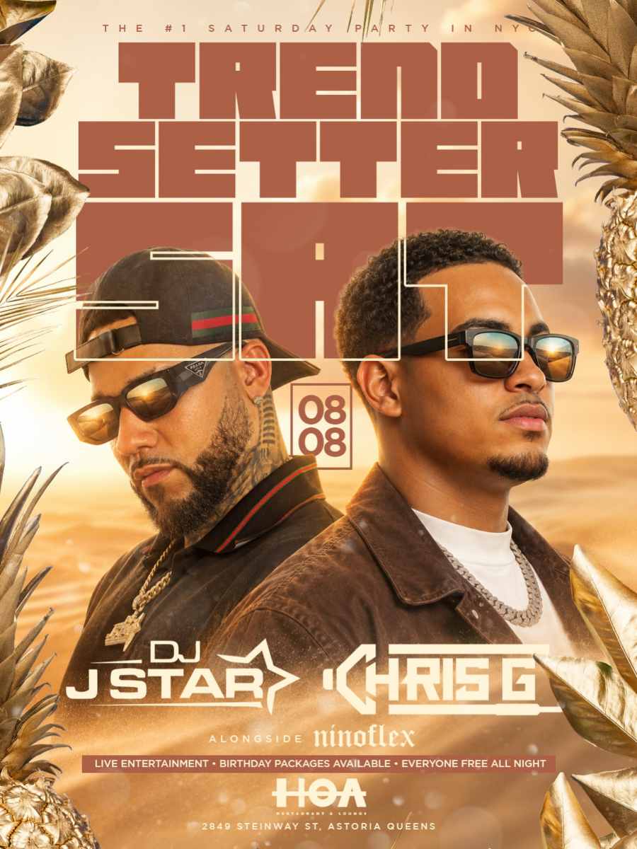 Buy tickets for TrendSetter Saturdays at HOA Astoria | Free Entry Party in Astoria – Aug 8 TrendSetter Saturdays at HOA Astoria | Free Entry Party in Astoria – Aug 8