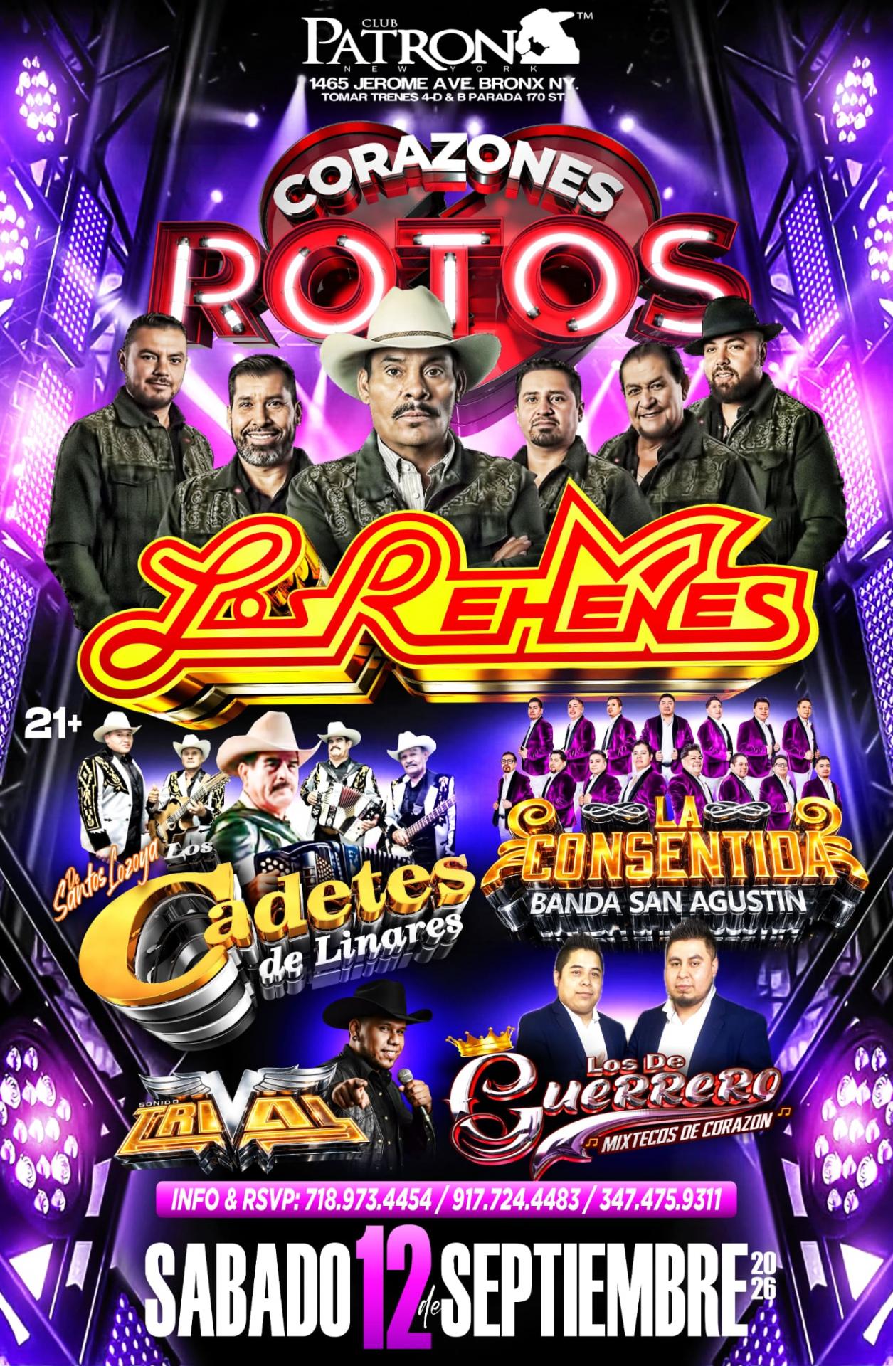 Buy tickets for LOS REHENES | LOS CADETES DE LINARES | LA CONSENTIDA LOS REHENES | LOS CADETES DE LINARES | LA CONSENTIDA