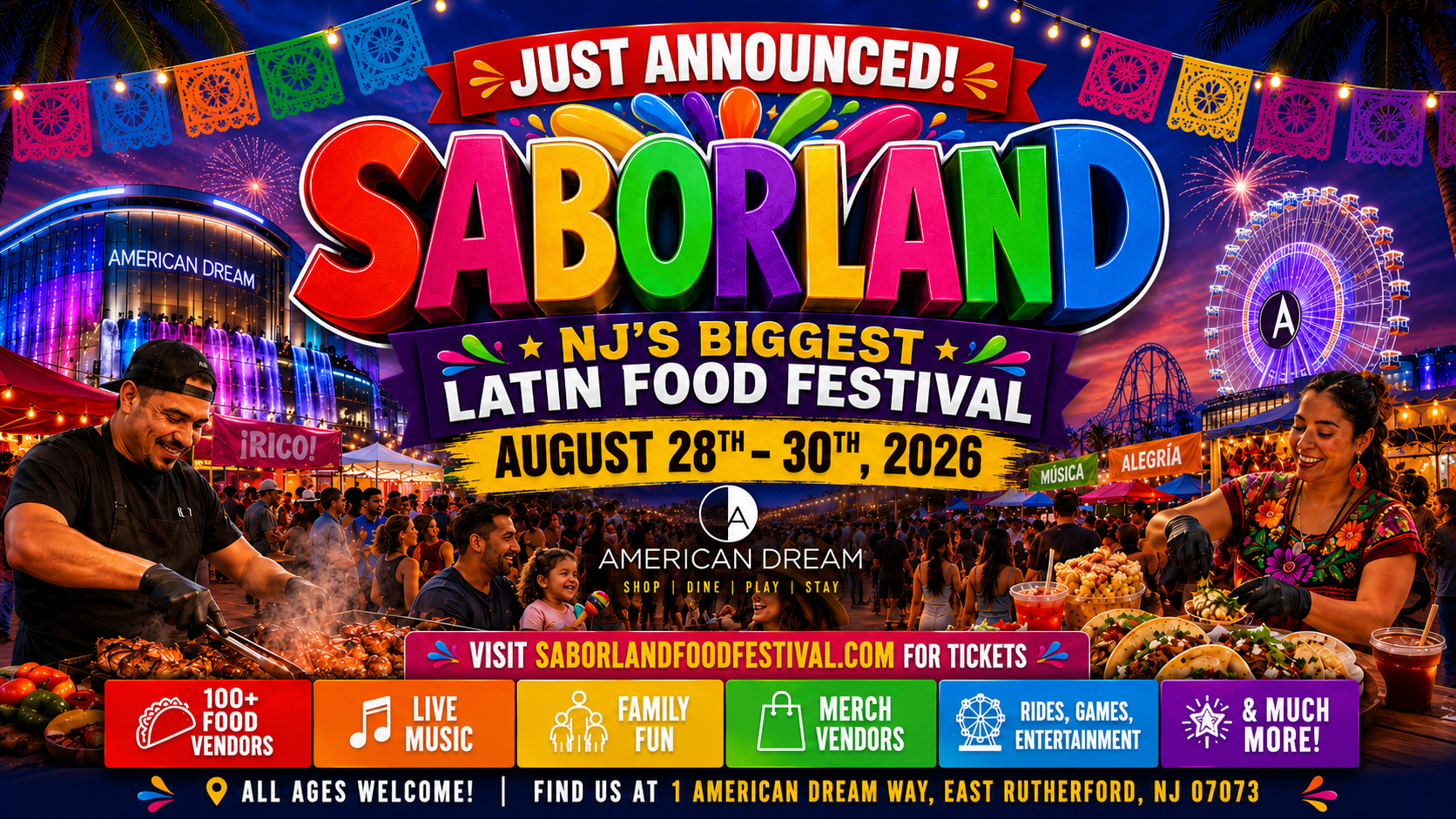 SABORLAND FOOD FESTIVAL @ AMERICAN DREAM DIA #2
