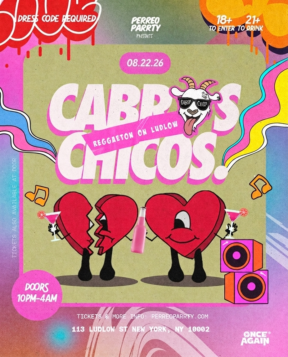 Cabros Chicos: Reggaeton On Ludlow |  Latin Dance Party (18+)
