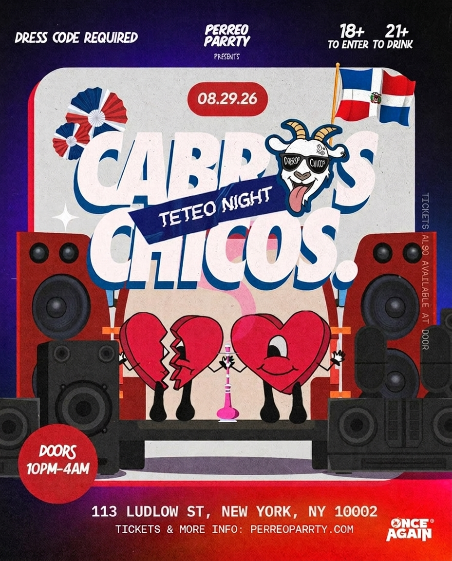 Cabros Chicos:  Teteo Night | Latin Dembow dance  Parrty  (18+)