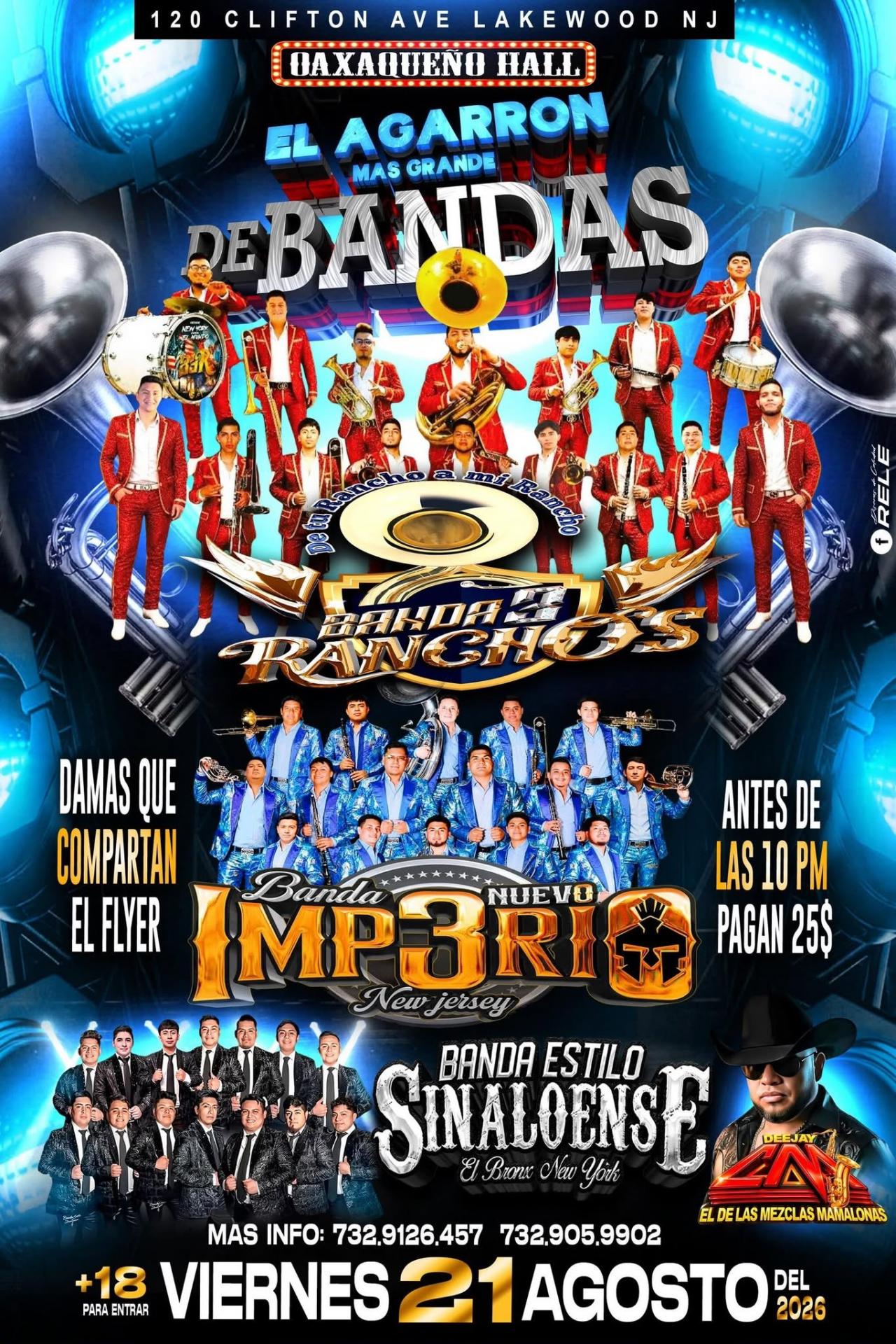 Buy tickets for BANDA 3 RANCHOS BANDA 3 RANCHOS