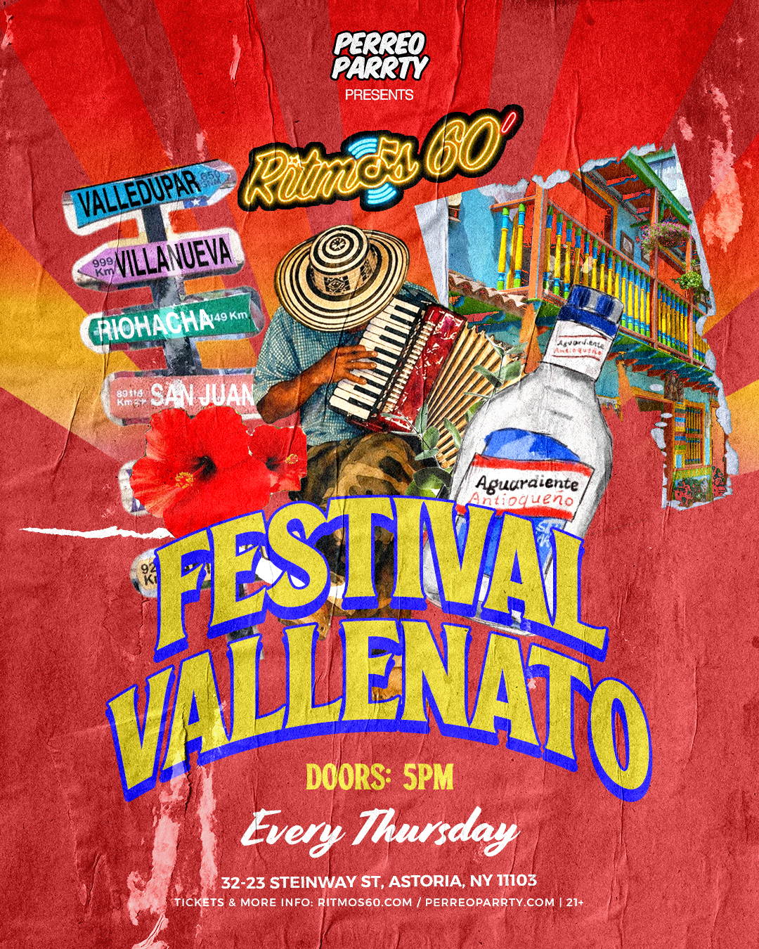 Ritmos: Festival de Vallento Colombian Latin Party NYC