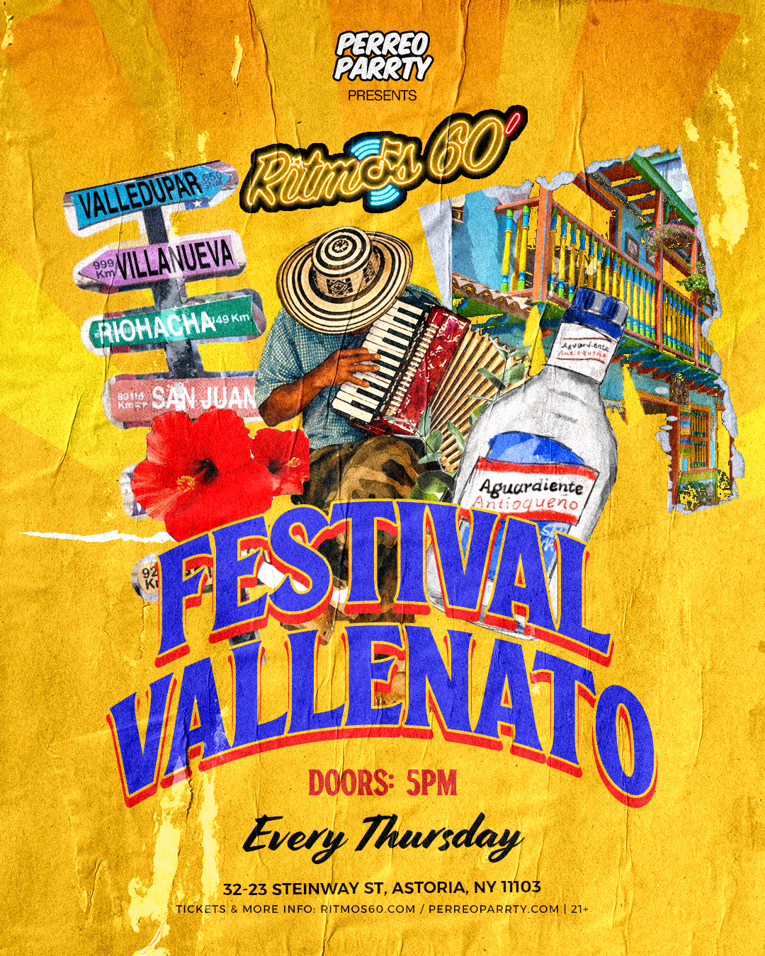 Buy tickets for Ritmos: Festival de Vallento Colombian Latin Party NYC Ritmos: Festival de Vallento Colombian Latin Party NYC