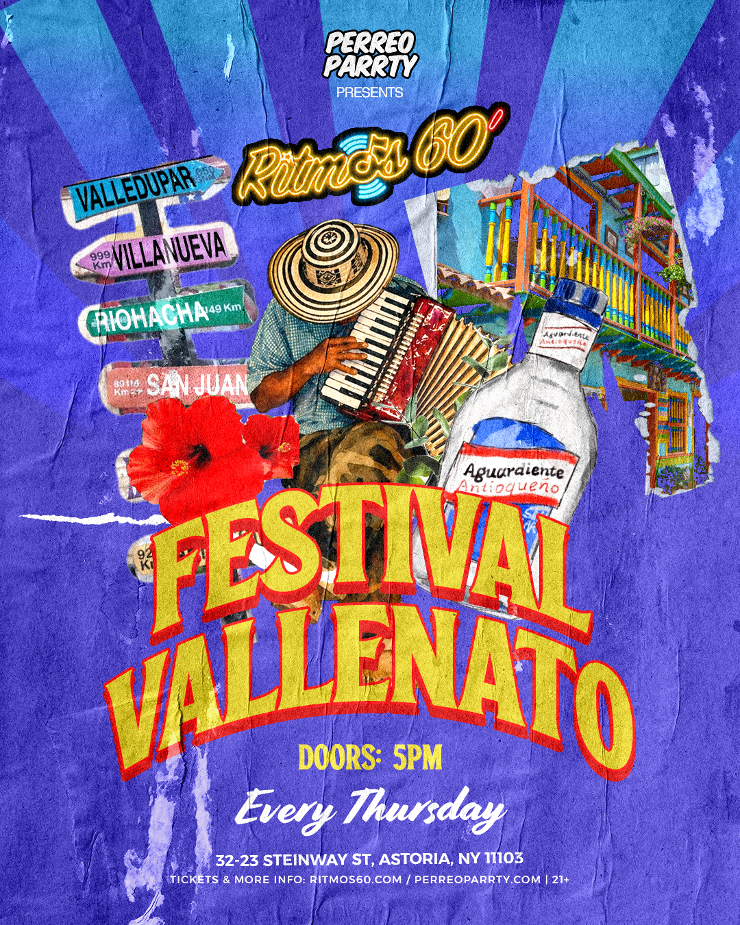 Ritmos: Festival de Vallento Colombian Latin Party NYC
