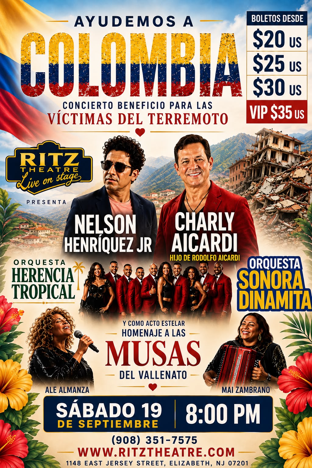 NELSON HENRIQUEZ | CHARLY AICARDI | ORQUESTA HERENCIA TROPICAL 