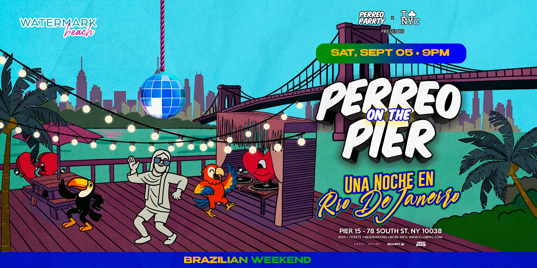 Buy tickets for Brazil Independence Funk & Reggaeton Party Watermark Beach Brazil Independence Funk & Reggaeton Party Watermark Beach