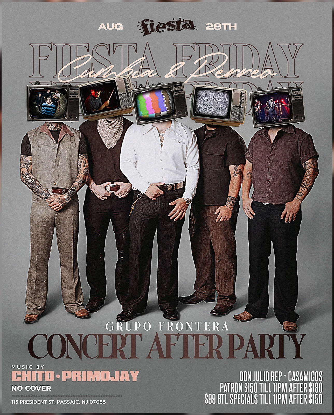 FIESTA FRIDAY - CUMBIA Y PERREO