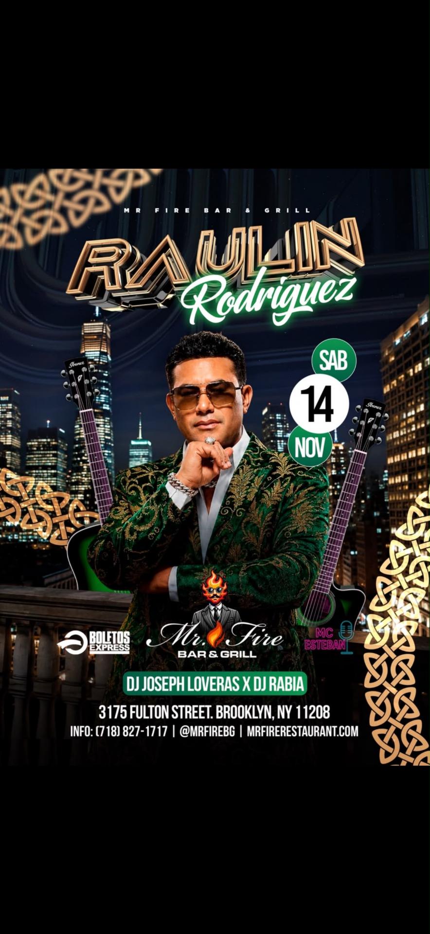 Raulin Rodriguez en vivo