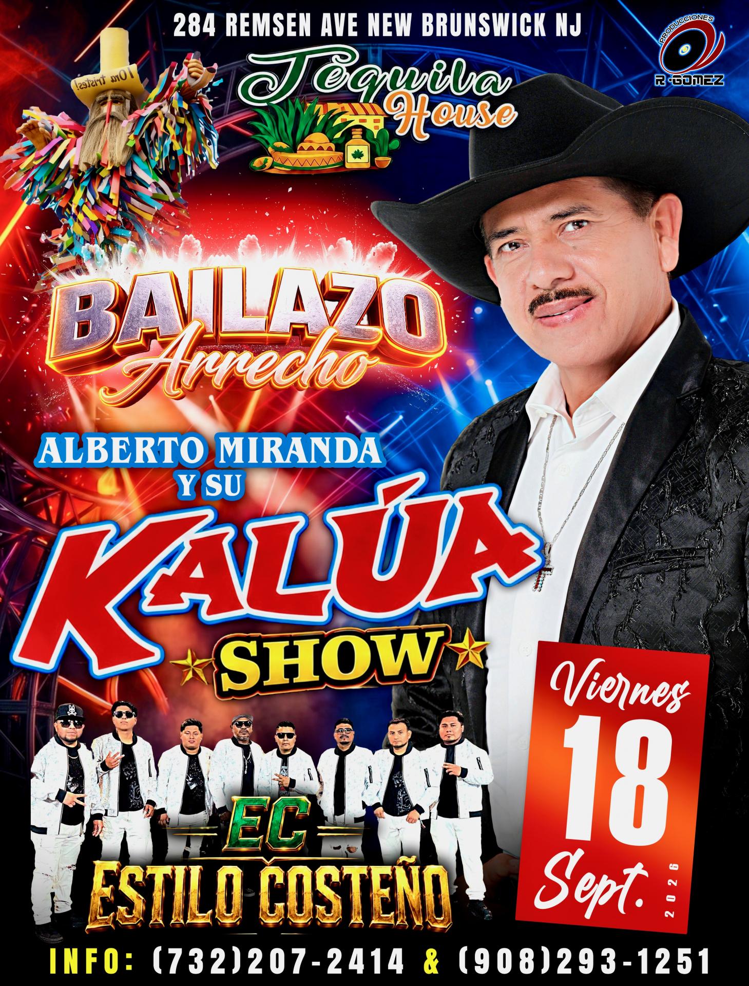 Buy tickets for KALUA SHOW & ESTILO COSTEÑO KALUA SHOW & ESTILO COSTEÑO