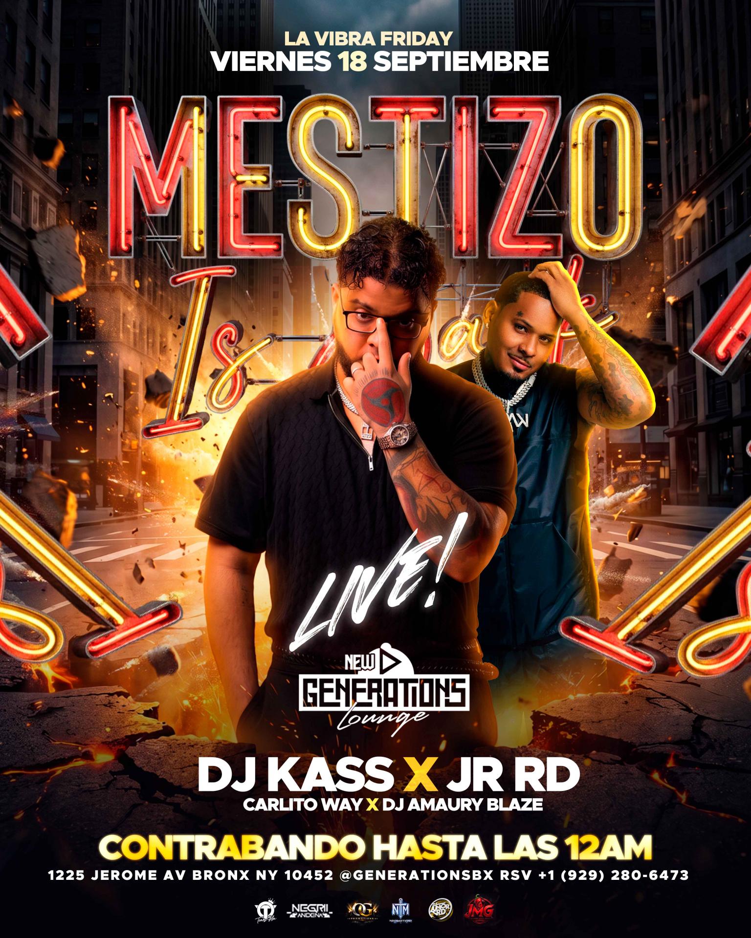 Buy tickets for MESTIZO IS BACK MESTIZO IS BACK