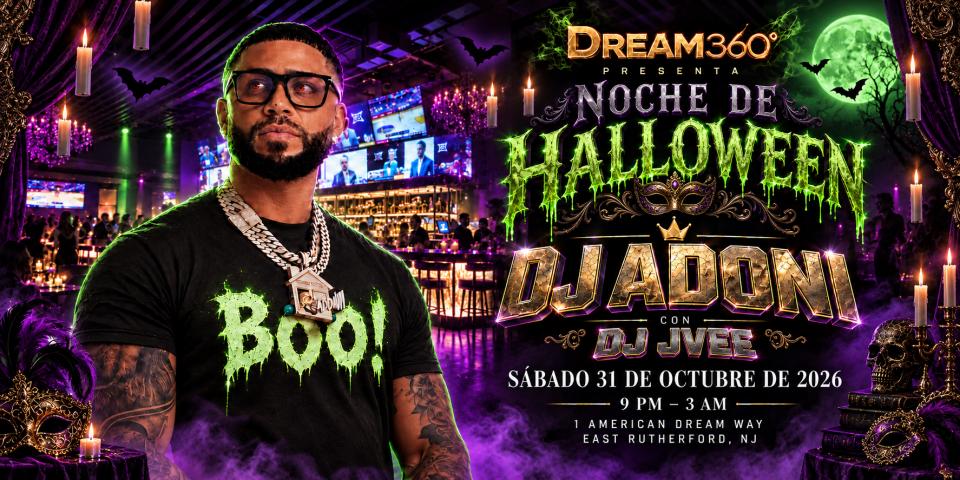 DJ Adoni en Vivo: Halloween en Dream360