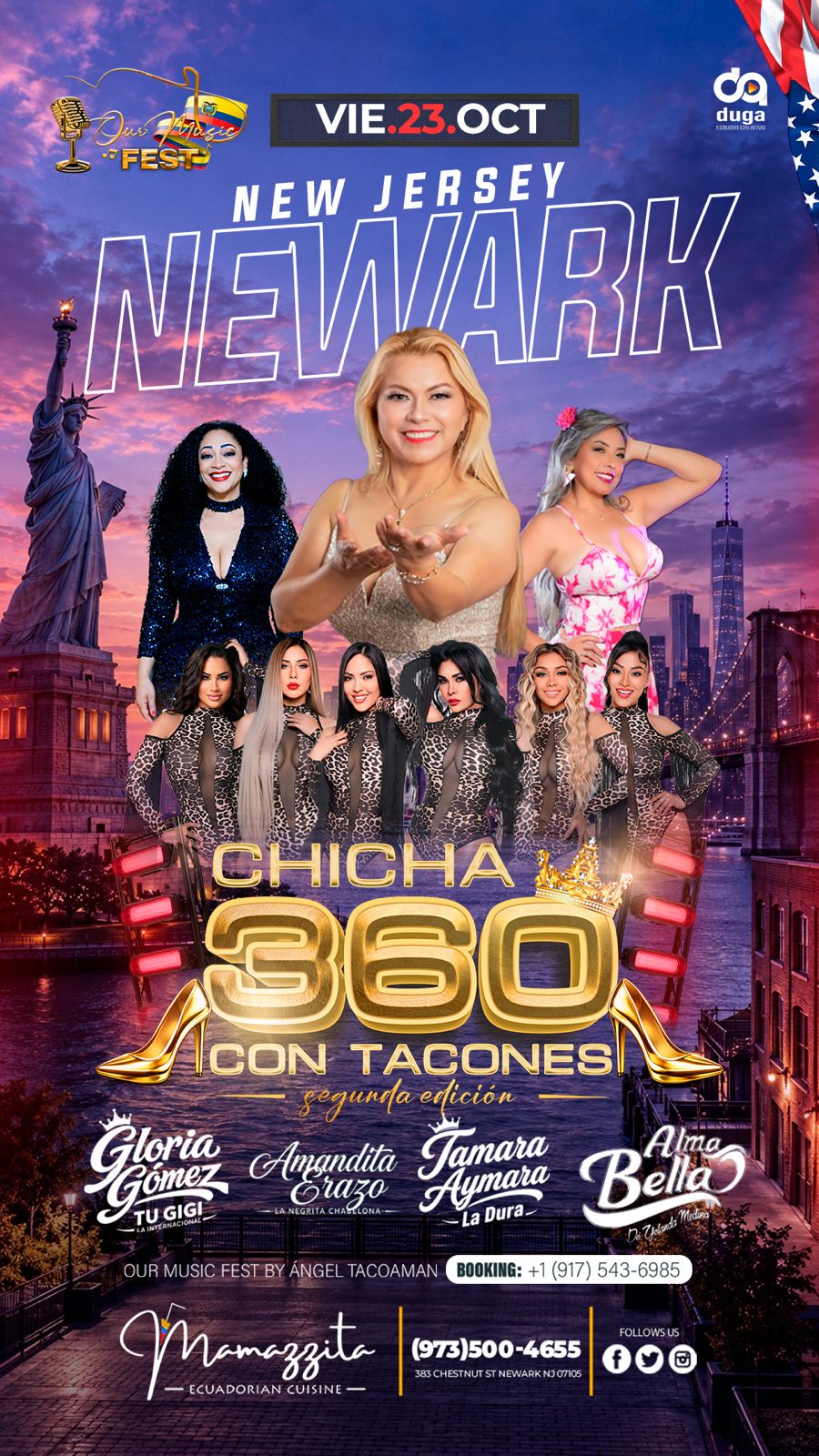 GLORIA GOMEZ | TAMARA AYMARA | AMANDITA ERAZO | ALMA BELLA