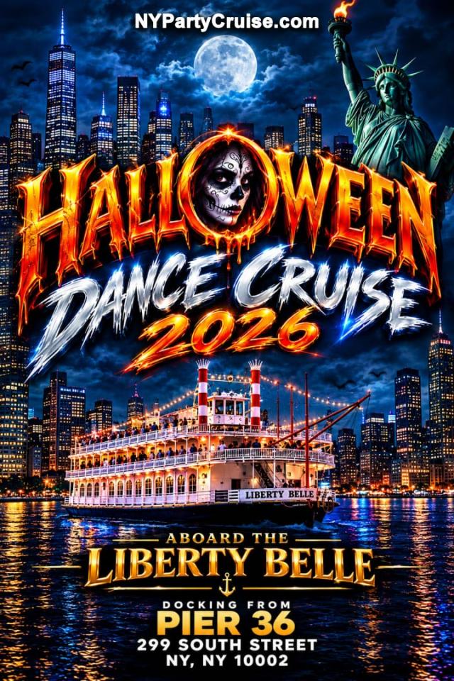 🎃🌙 NYC Halloween Dance Party Cruise 2026