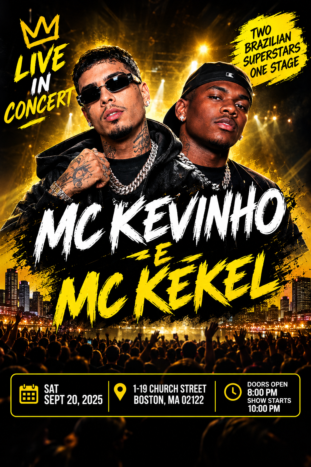 Buy tickets for MC Kevinho e MC Kekel MC Kevinho e MC Kekel