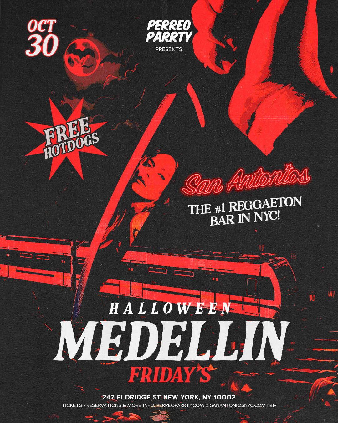Buy tickets for Medellin Fridays Halloween Parrty at San Antonios Reggaeton Bar Medellin Fridays Halloween Parrty at San Antonios Reggaeton Bar