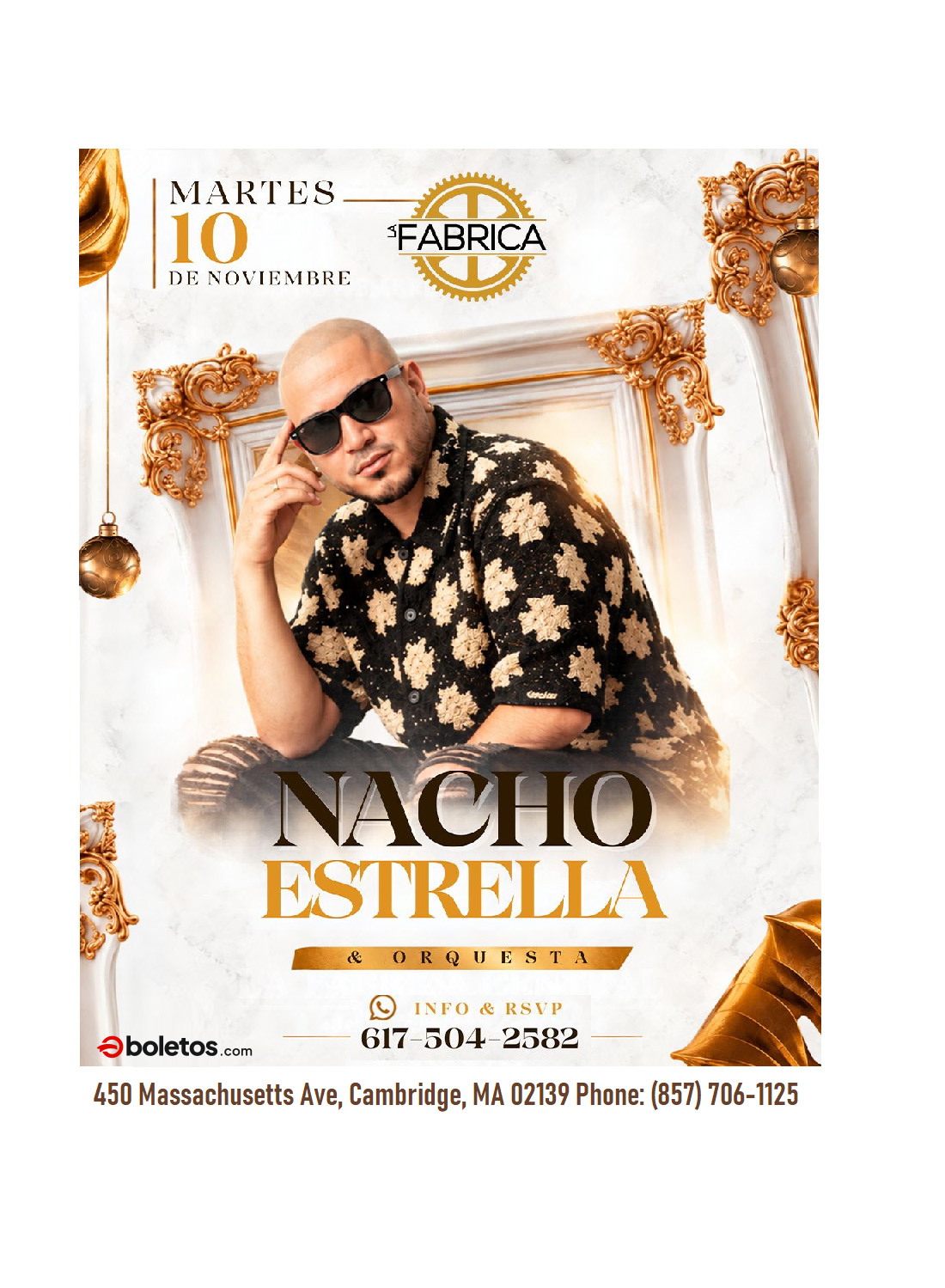 Buy tickets for NACHO ESTRELLA & ORQUESTA NACHO ESTRELLA & ORQUESTA