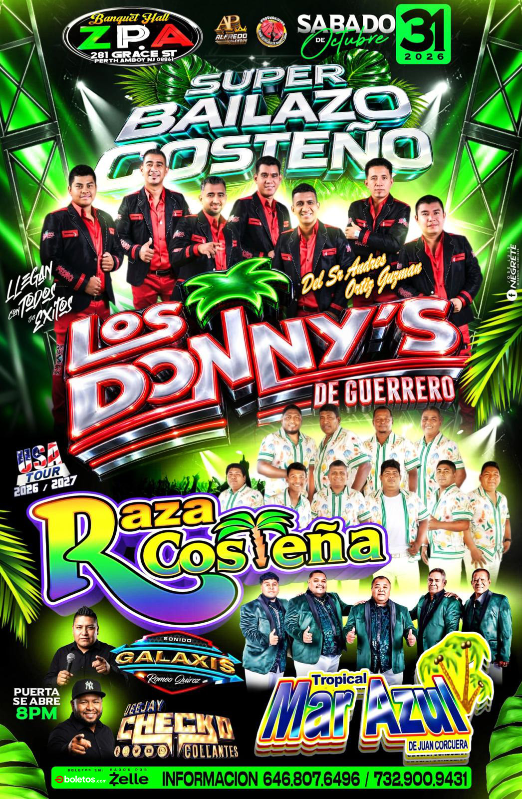 Buy tickets for LOS DONNY'S DE GUERRERO | RAZA COSTEÑA | CONJUNTO MAR AZUL LOS DONNY'S DE GUERRERO | RAZA COSTEÑA | CONJUNTO MAR AZUL