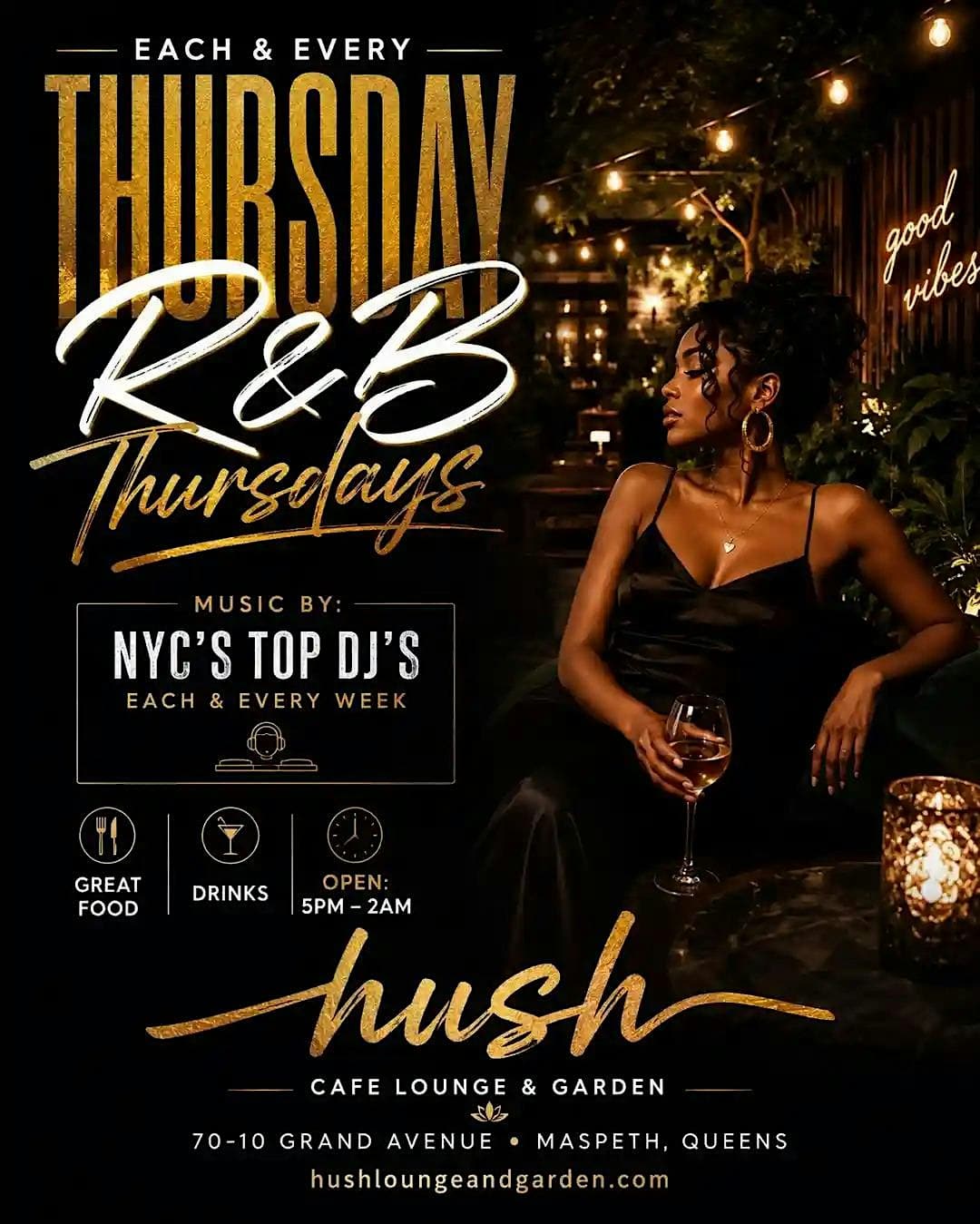 Buy tickets for Best Thursday Night Party in Queens NYC at Hush Lounge | Oct 1st Best Thursday Night Party in Queens NYC at Hush Lounge | Oct 1st