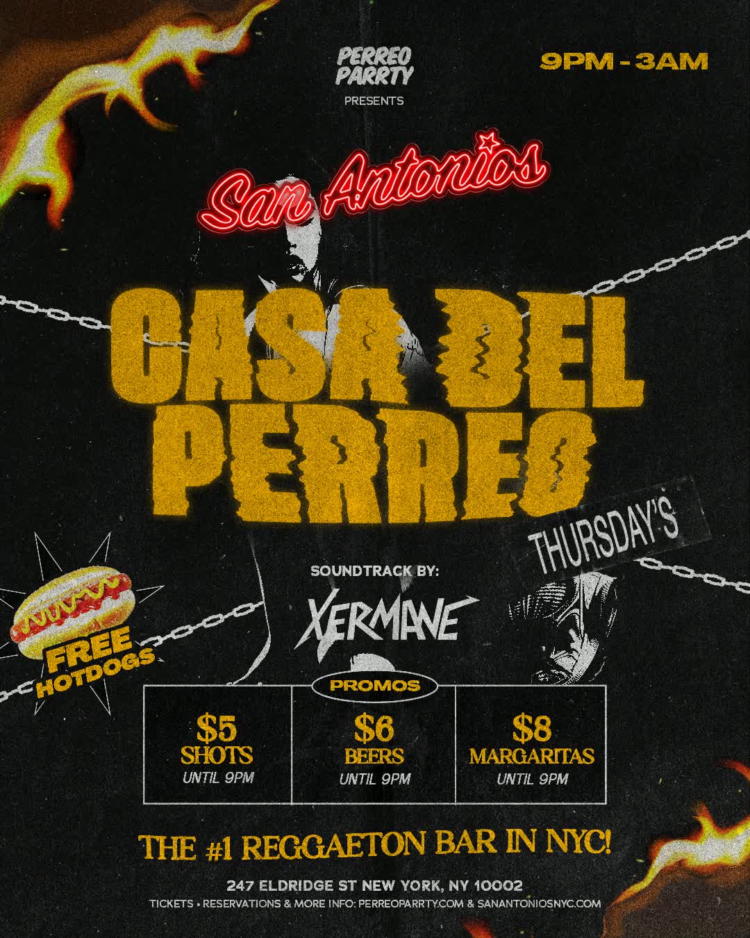 Buy tickets for #1 Reggaeton Bar New York City - Thursdays San Antonios Casa del Perreo #1 Reggaeton Bar New York City - Thursdays San Antonios Casa del Perreo