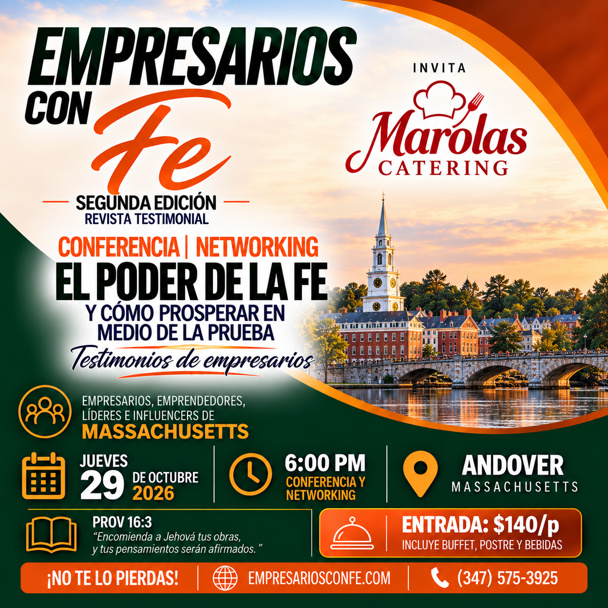 LANZAMIENTO DE EMPRESARIOS CON FE | CONFERENCIA | NETWORKING 